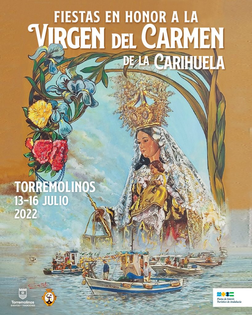 procesion virgen del carmen la carihuela 2022 feria